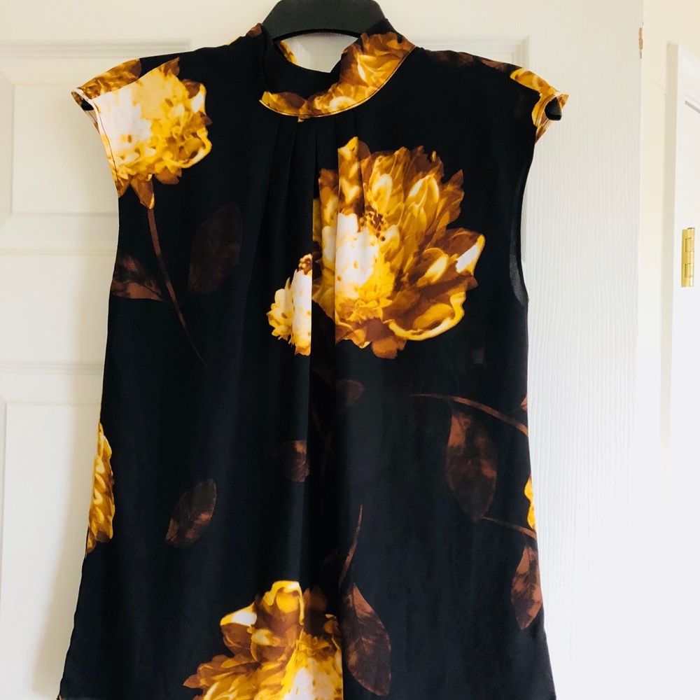 New York & Company chiffon blouse Tanks Tops